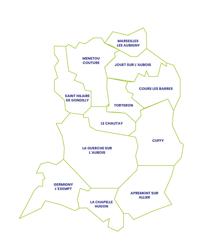 Communautés de communes Portes du Berry