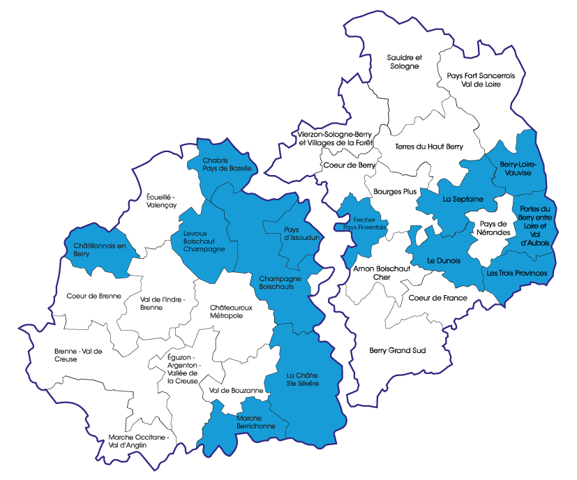 Carte RDE Indre et Cher